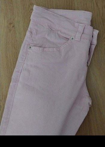 Benetton Pembe likralı Kadın Pantolon