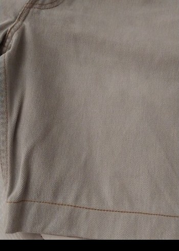 31 Beden gri Renk Mini Denim Şort