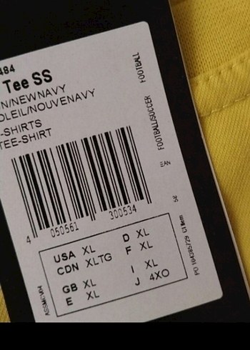 Adidas Sarı Erkek Spor Tişörtü - Adidas