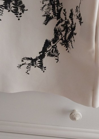 Baskılı krem Kısa Kollu Tişört - Görsel 4