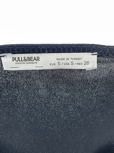 s Beden siyah Renk Pull and Bear Bluz %70 İndirimli.
