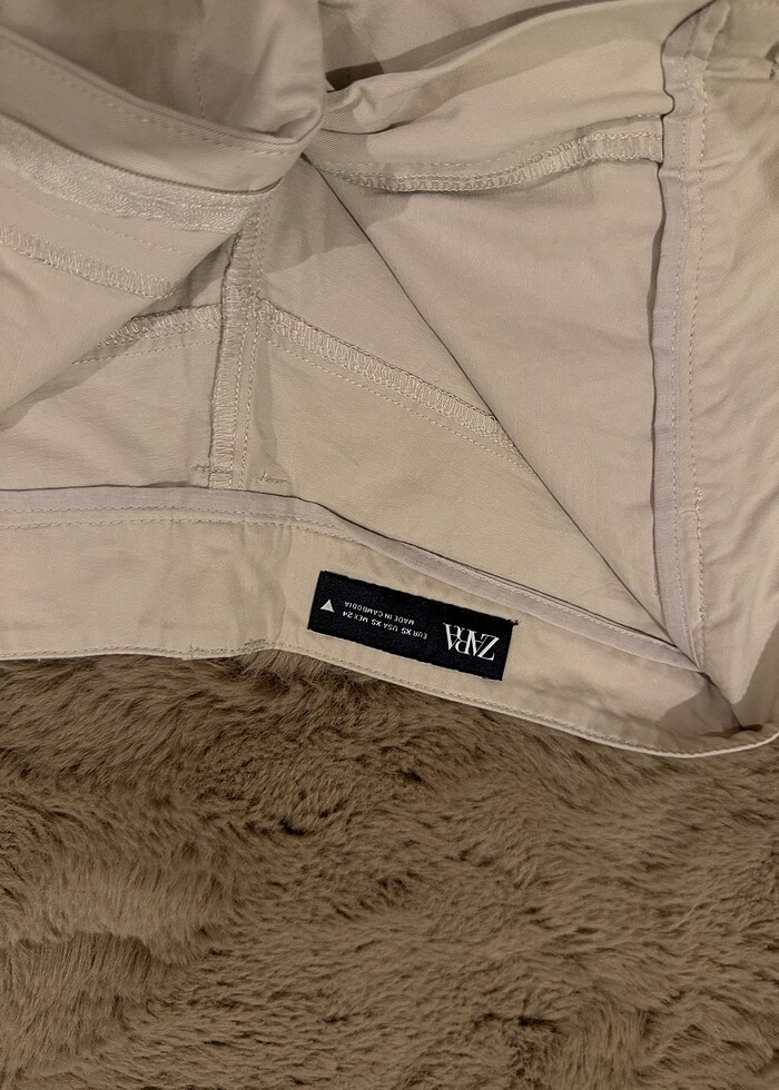 Zara Kargo Şort Etek - Görsel 3