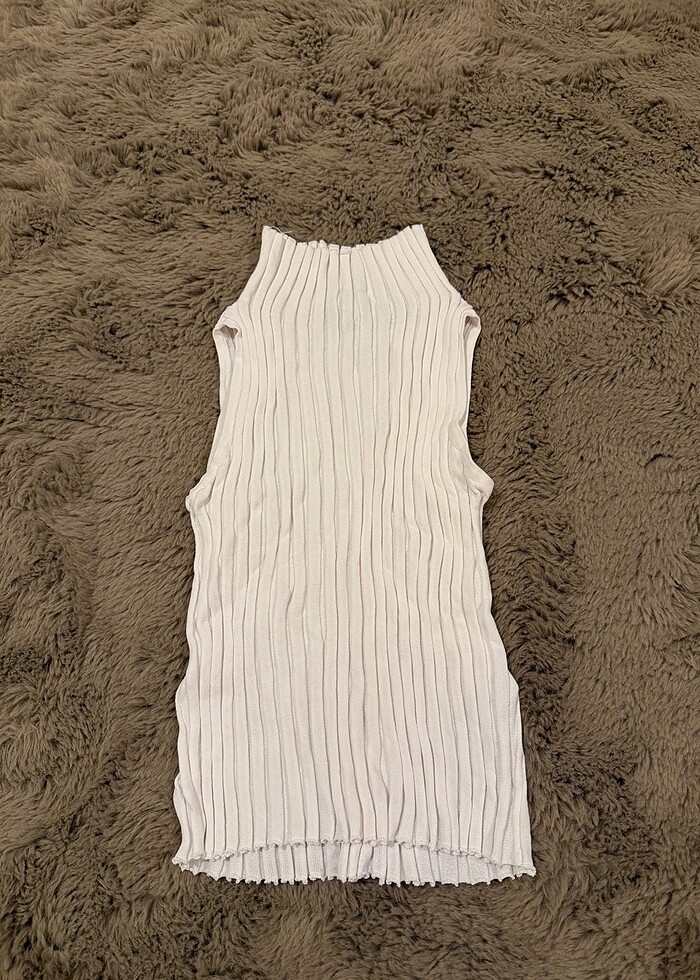 Zara Beyaz Triko Üst - Görsel 3