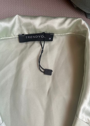 Yeşil Saten Kadın Pijama Takımı - Görsel 5