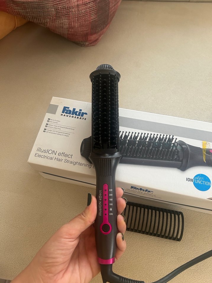 Fakir Illusion Effect Elektrikli Saç Düzleştirici Fırça - Görsel 3