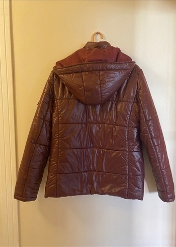 Şişme Kadın Mont, Fermuarlı, Midi Boy - Görsel 6