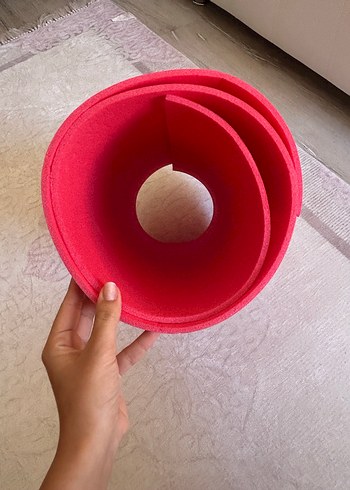 Kırmızı Egzersiz Matı - Görsel 3