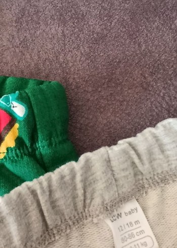 Gri Erkek Çocuk İnce Örme Eşofman Altı - Görsel 3