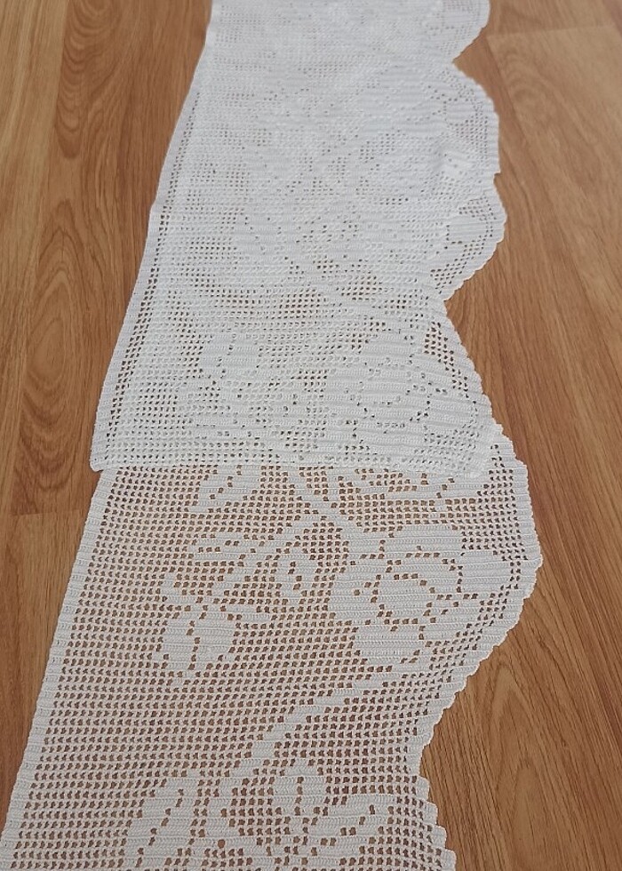 Dantel güneşlik  perde ucu - Görsel 3