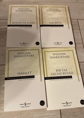 William Shakespeare Klasikleri Seti - 4 Kitap