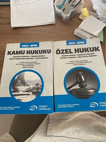 Kpss A Alan hukuk kitapları Murat
