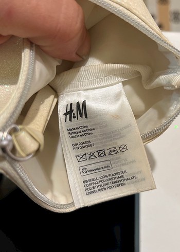 Bej Parlak Simli Kadın Deri Portföy Çanta - Görsel 2