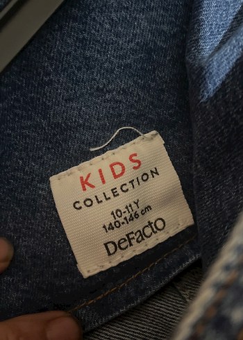 Kız çocuk kot  elbise - Görsel 3