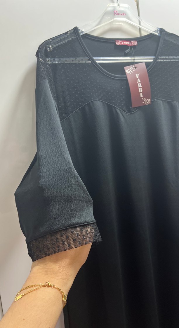 Siyah Uzun Gotik Kadın Elbise - Görsel 2