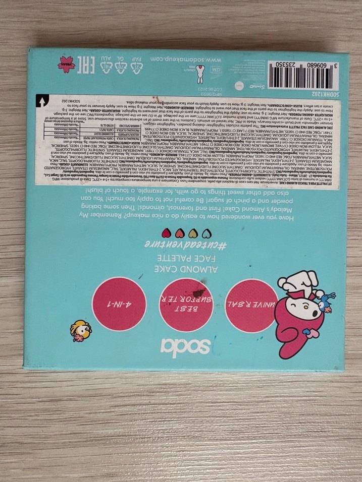 My Melody Almond Cake yüz paleti - Görsel 3