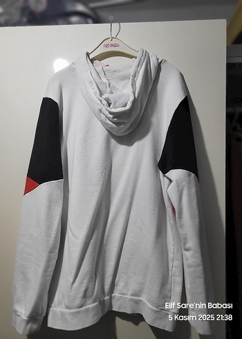 Beyaz Liverpool Baskılı Fermuarlı Sweatshirt - Görsel 2