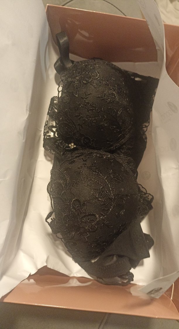 siyah Mini Dantel Bohem Büstiyer - Görsel 2