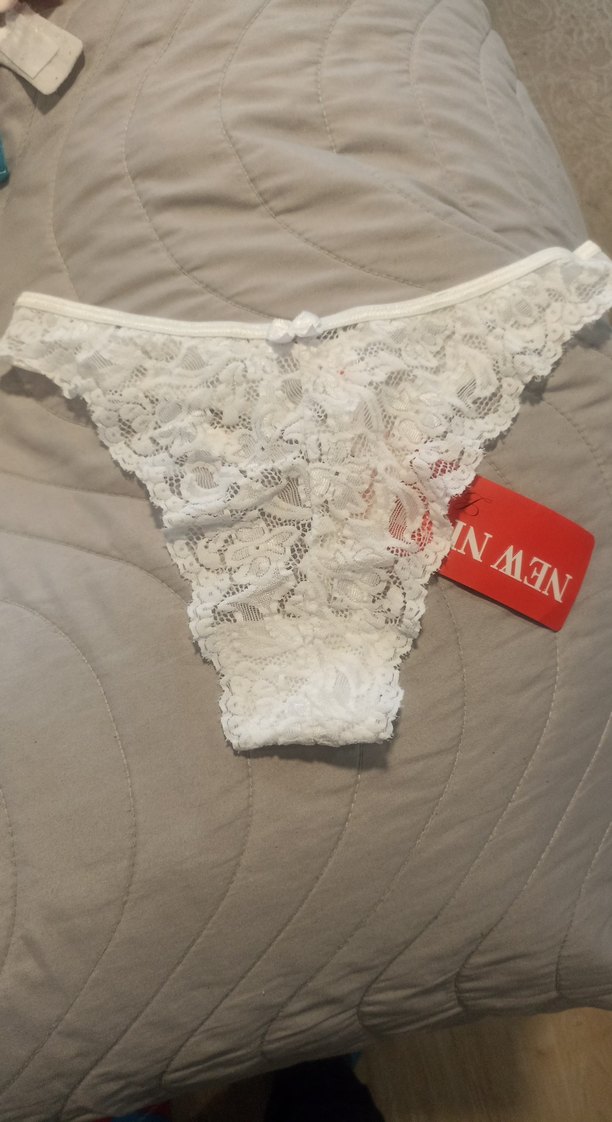 Beyaz Dantel Midi Kadın Külot - Görsel 2