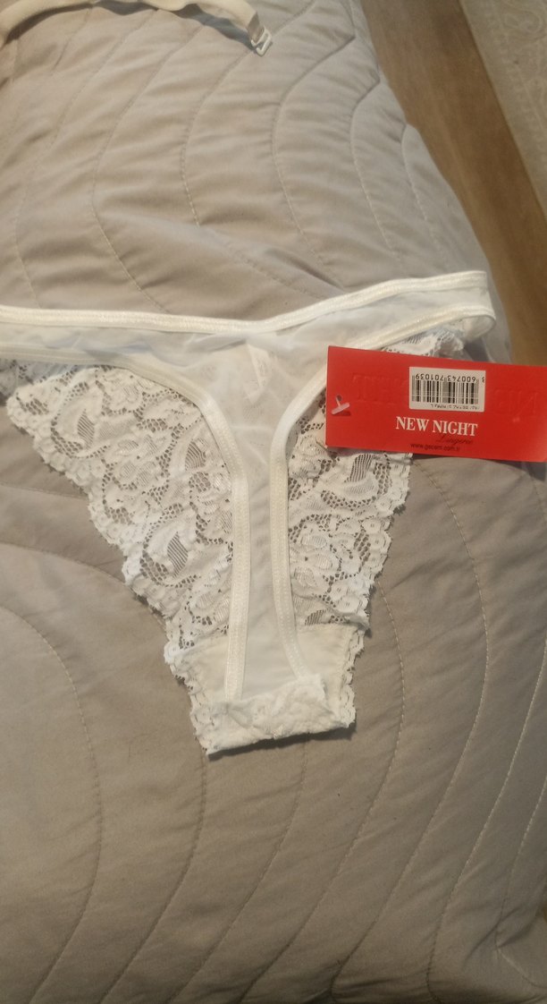 Beyaz Dantel Midi Kadın Külot - Görsel 3