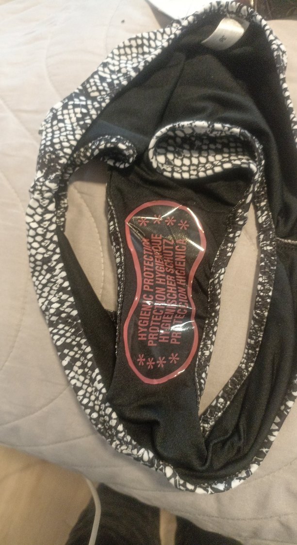 Kadın Gri Yılan Desenli Bikini Altı - Görsel 3