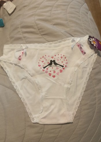 Renkli Baskılı Kırmızı Midi Kadın İç Giyim - Görsel 2