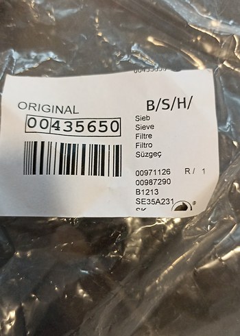 Bej ve Gri bulaşık makinası süzgeç Filtresi set - Görsel 2
