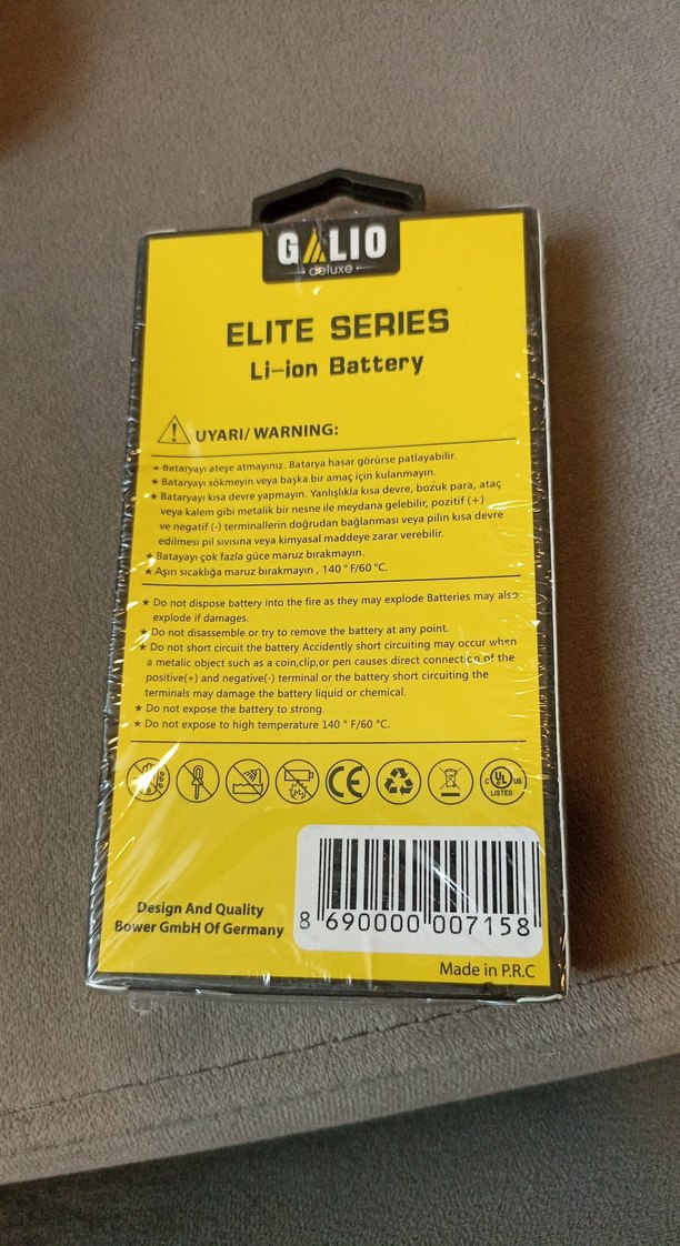 Gallio Elite Series Li-ion Batarya N910 3220mAh - Görsel 2
