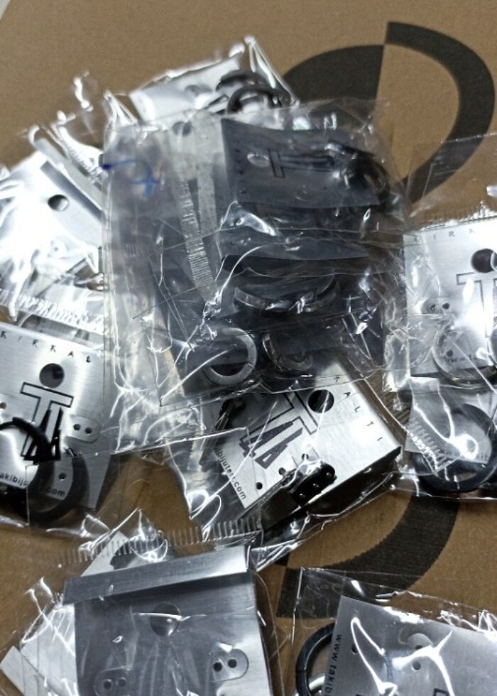 Erkek halka küpeler. Çelik - Görsel 5