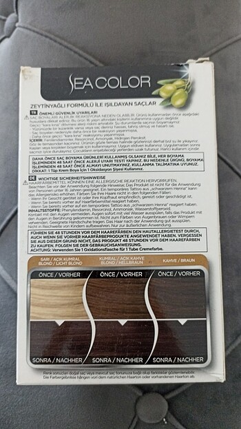 Ses color saç boyası - Görsel 3