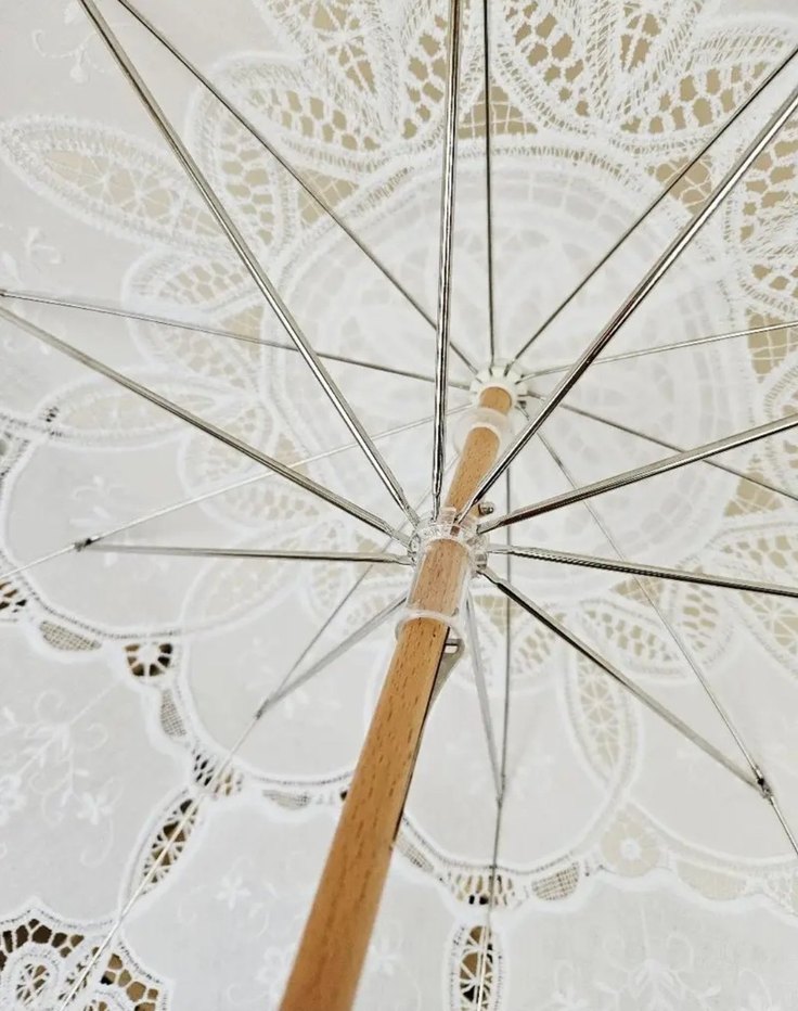 Dantel İşlemeli Bohem Şemsiye - Görsel 4
