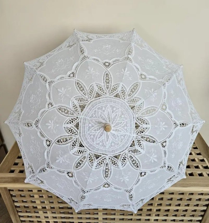 Dantel İşlemeli Bohem Şemsiye - Görsel 2