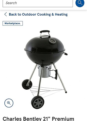 Hiç kullanılmamış orijinal kutusunda Tesco marka barbekü 