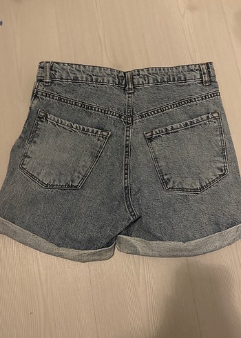 mavi Mini Denim Şort - Görsel 2