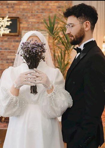 Manuka İncili Nikah Elbisesi - Görsel 6