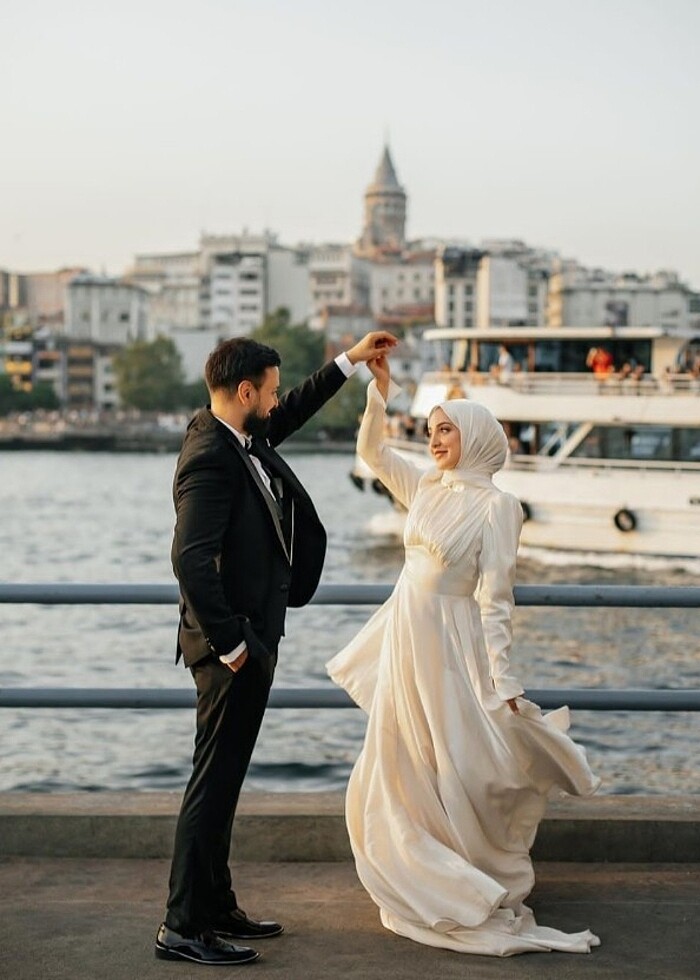 Orjinal House of Zarif Sarah Gelinlik - Görsel 4