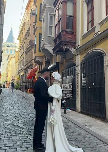 House of Zarif Viola Nikah Elbisesi - Görsel 5