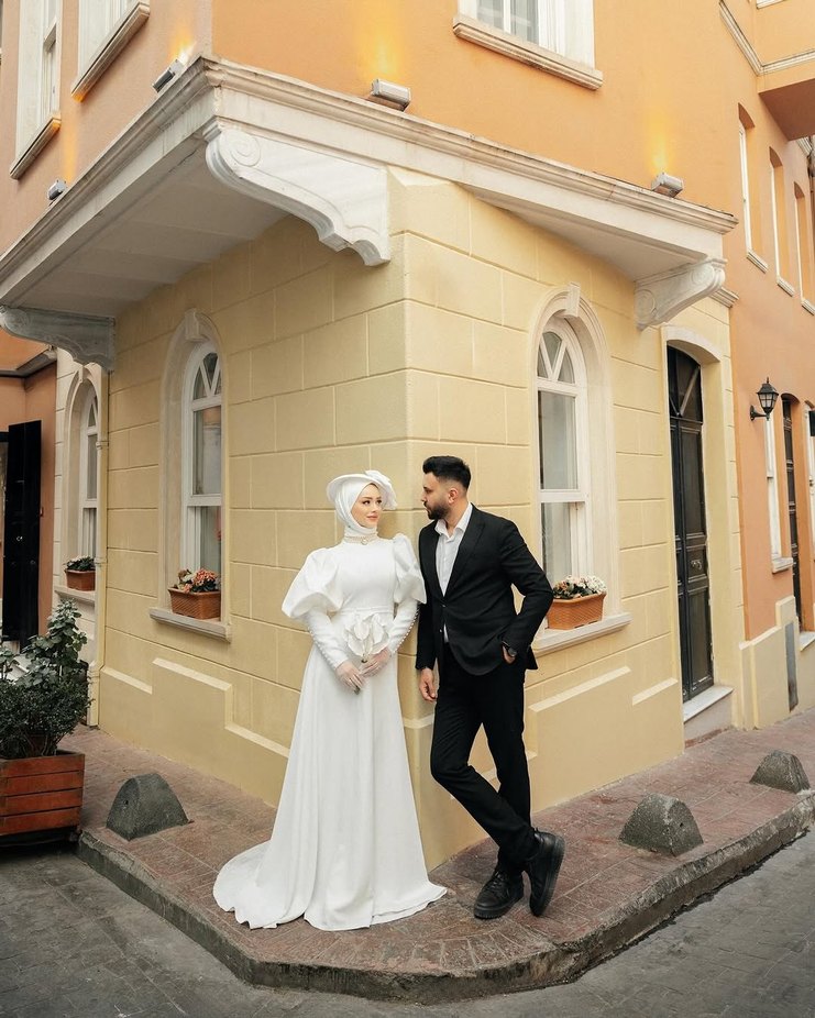 House of Zarif Viola Nikah Elbisesi - Görsel 4