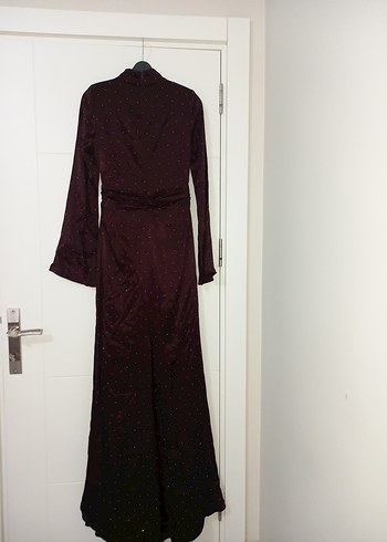 Manuka Bordo Mila Abiye - Görsel 12