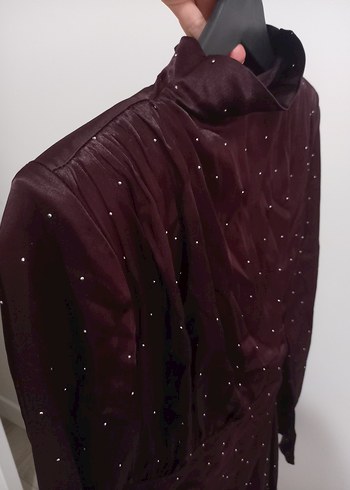 Manuka Bordo Mila Abiye - Görsel 10