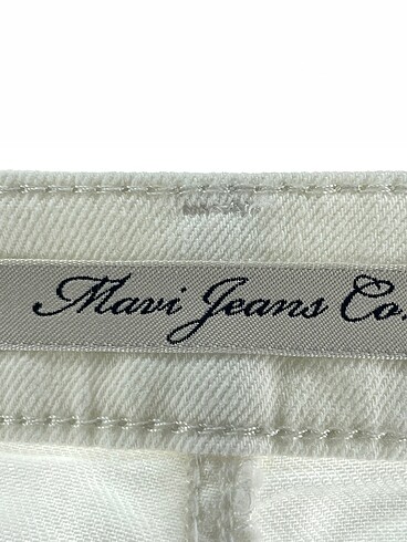 m Beden beyaz Renk Mavi Jeans Mini Etek %70 İndirimli.