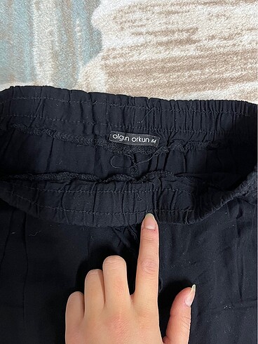 38 Beden siyah Renk Şalvar havuç pant