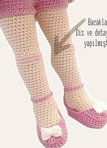 Beden AMİGURUMİ KANATLI ANGEL GİRL