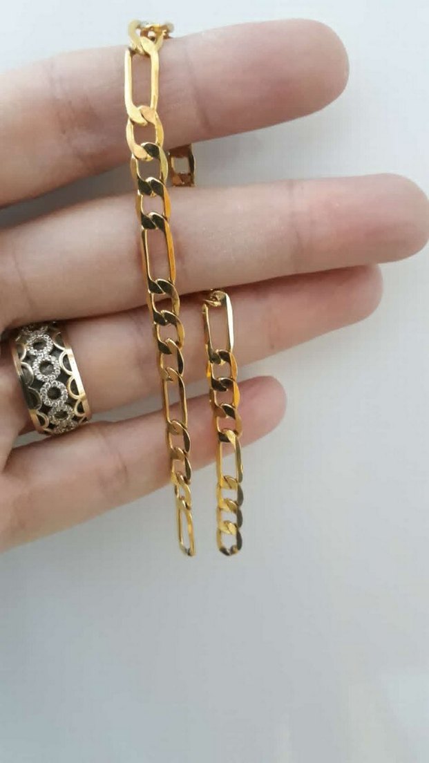 Zincir Detaylı Kadın Altın Renkli El Zinciri - Görsel 2