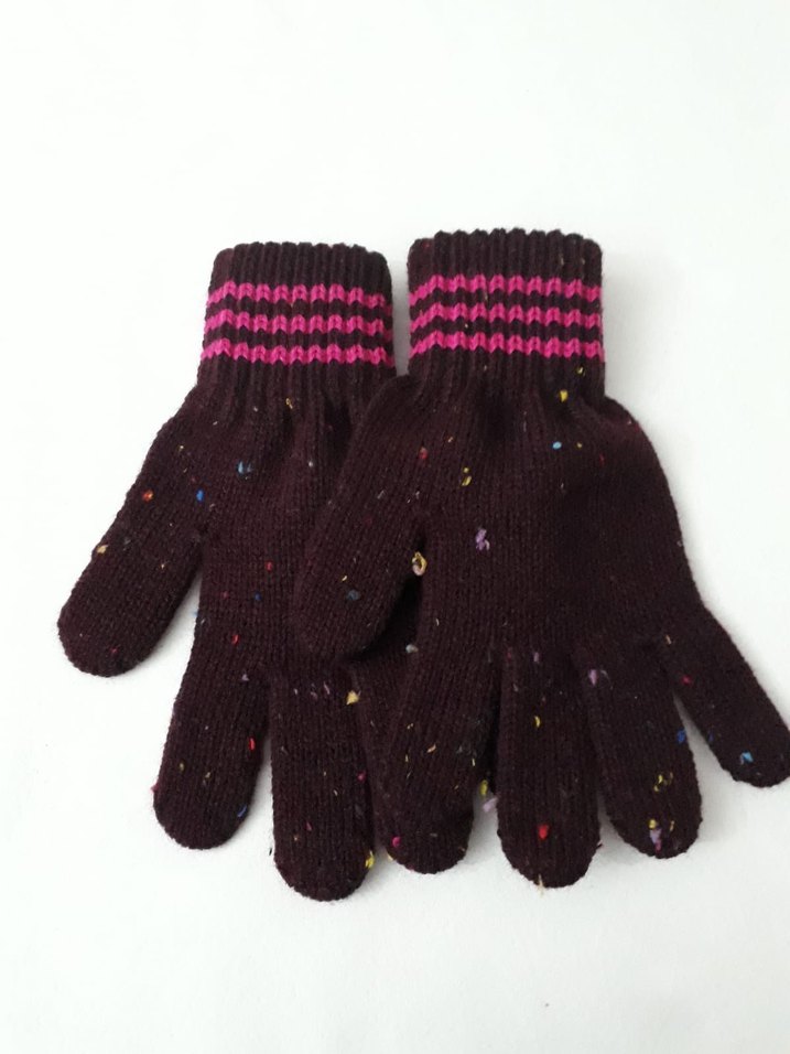 kız çocuğu kışlık örgü eldiven - Görsel 2