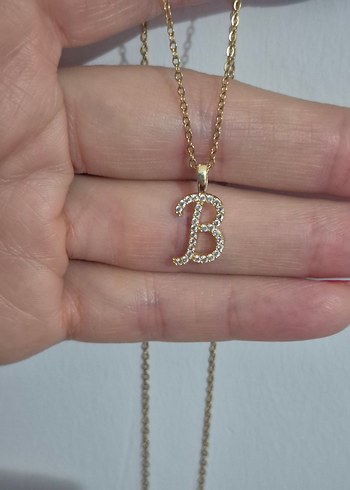 Altın kaplama zirkon Taşlı  Kolye - Görsel 2