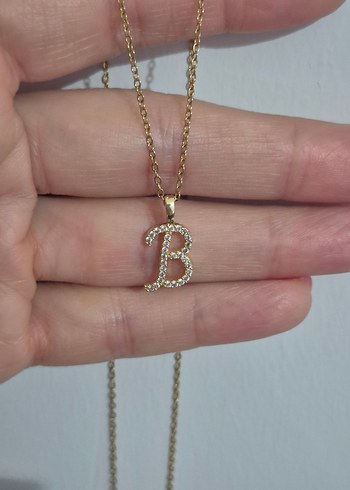 Altın kaplama zirkon Taşlı  Kolye - Görsel 3