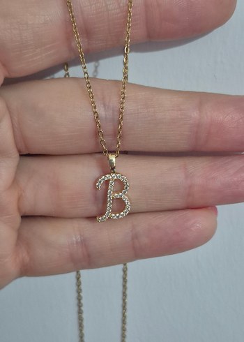 Altın kaplama zirkon Taşlı  Kolye - Görsel 4