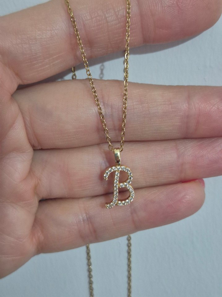 Altın kaplama zirkon Taşlı  Kolye - Görsel 5