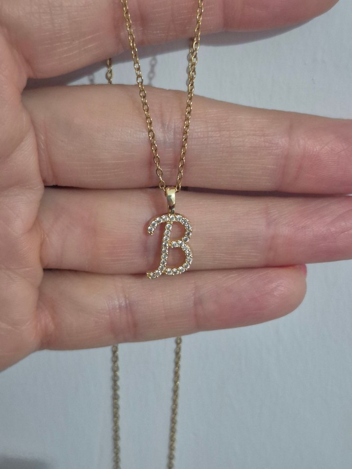 Altın kaplama zirkon Taşlı  Kolye - Görsel 3