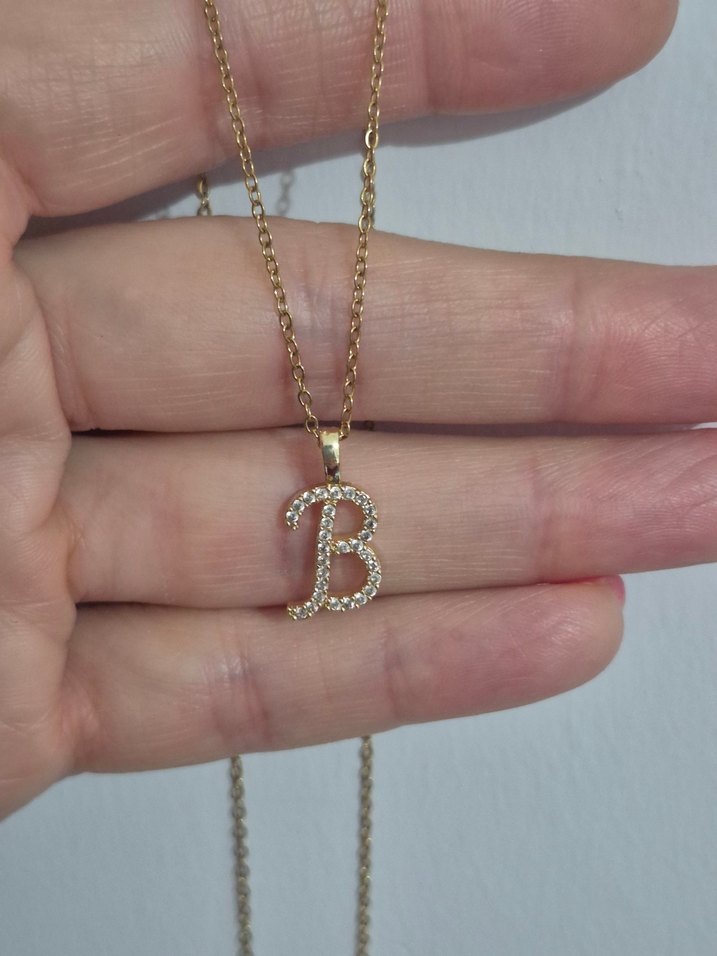 Altın kaplama zirkon Taşlı  Kolye - Görsel 4